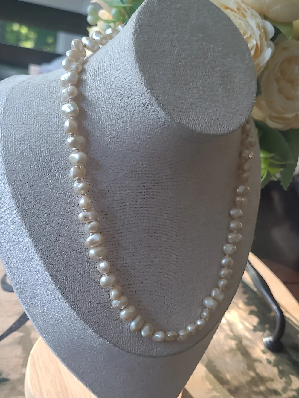 vintage baroque pearl necklace